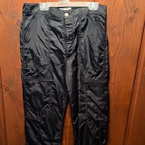 Men's Sleek Black Cargo Pants